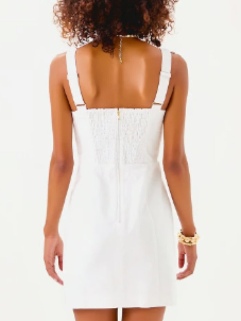 LILLY PULITZER WHITE ISLEEN SKIRTEED ROMPER DRESS NWT $220 12 - Picture 7 of 13